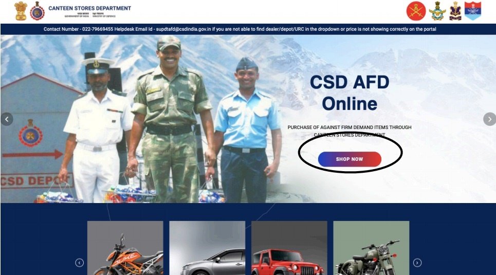 AFD CSD website CSD Customer Registration Login