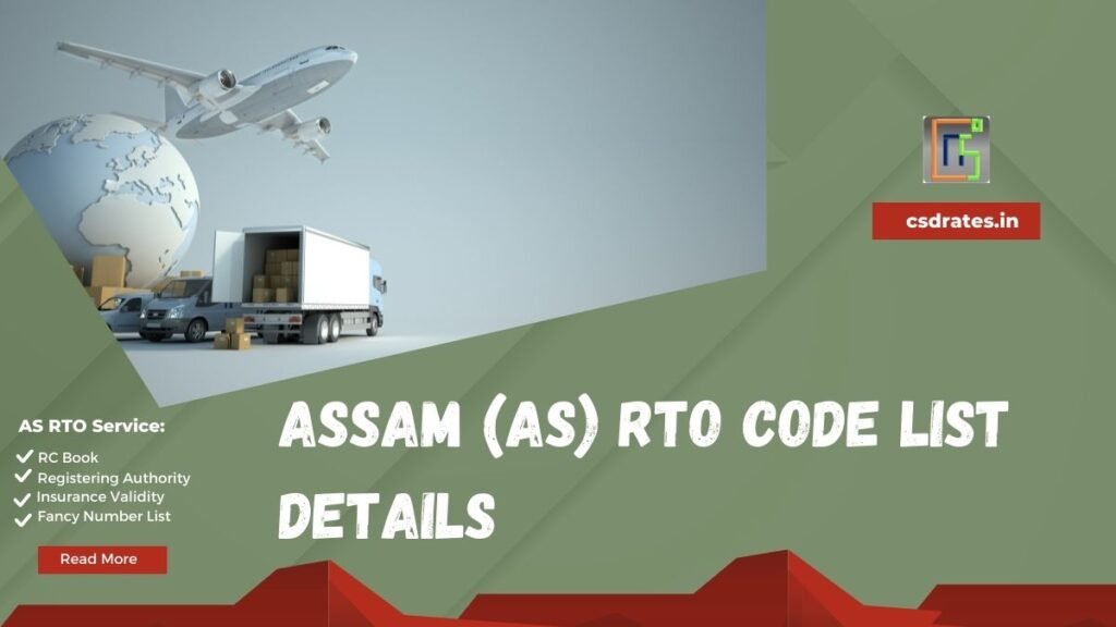 Assam RTO Code List PDF Download 2023