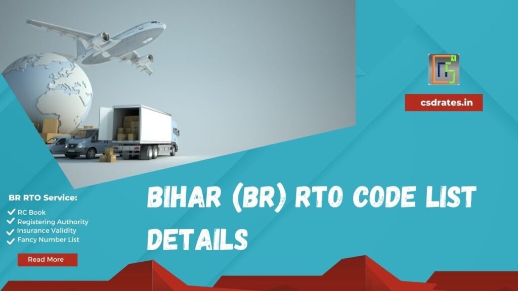 Bihar RTO Code List PDF Download 2023