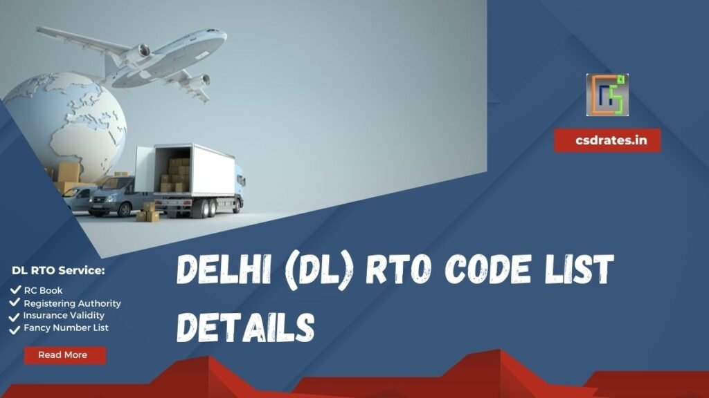 Delhi RTO Code List PDF Download 2023