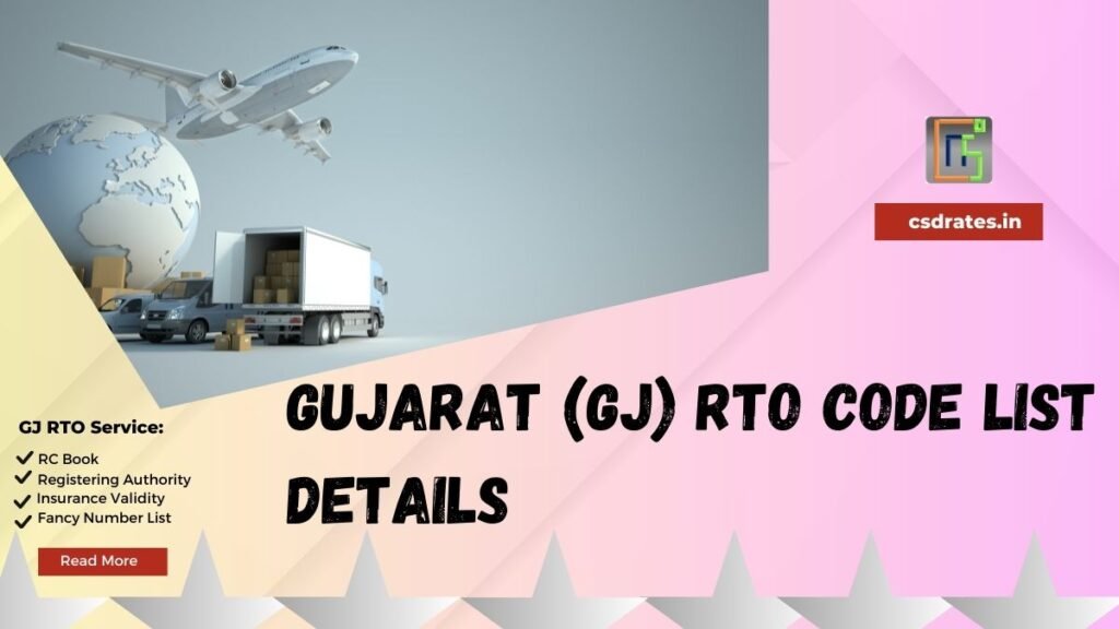 Gujarat RTO Code List PDF Download 2023