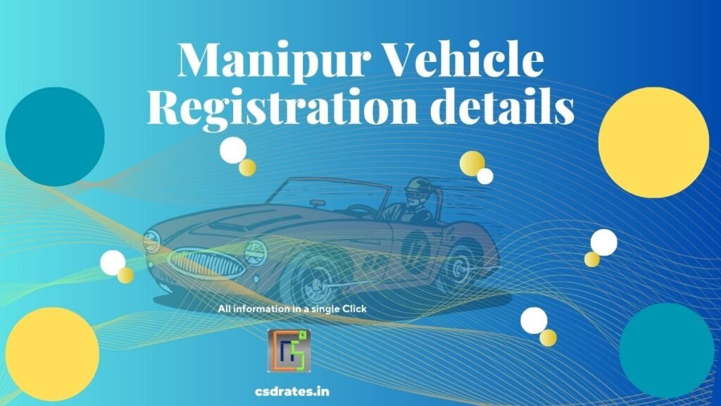 Manipur Vehicle Registration Number Check