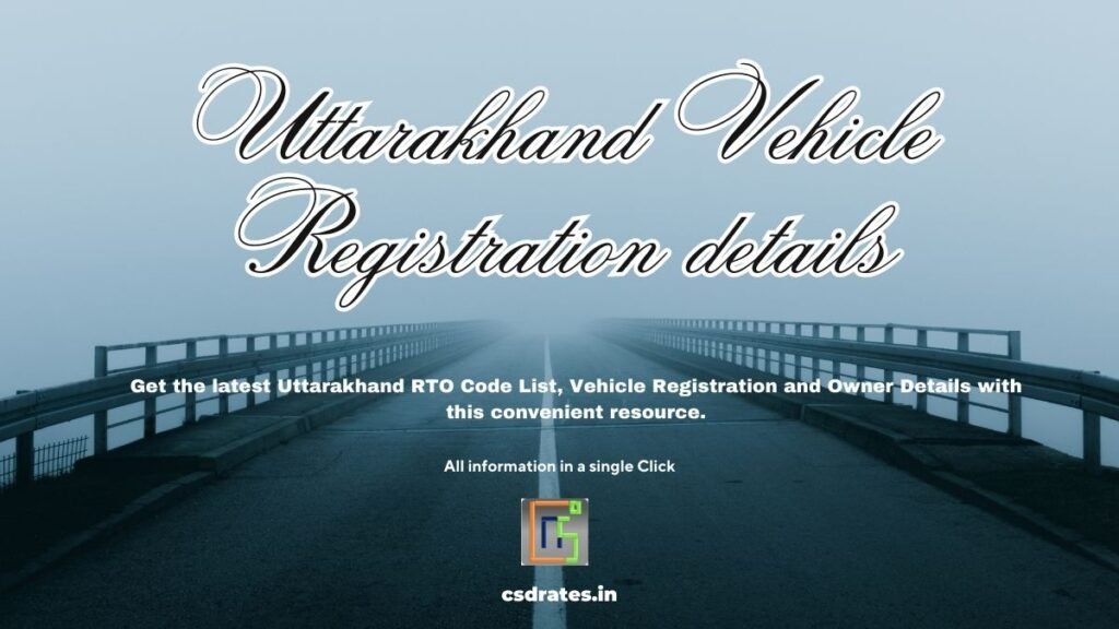 Uttarakhand Vehicle Registration Number Check