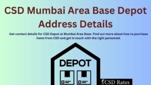CSD Mumbai Area Base Depot Address Details PDF