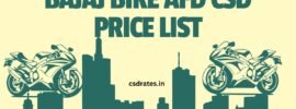 Bajaj Bike Price List of AFD CSD Online Portal 2026