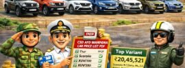 Mahindra Car Price List of AFD CSD Online Portal 2026